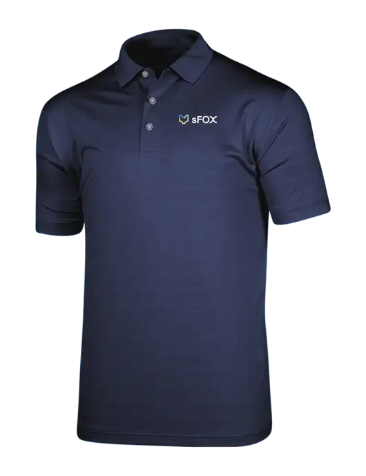 Callaway Vibrant Navy Ventilated Polo w/sFox Logo