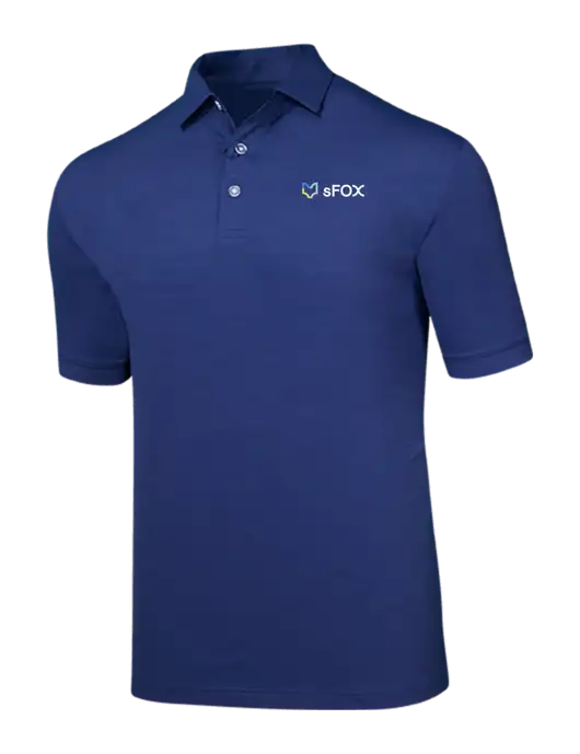 Callaway Navy Fashion Tonal Polo w/sFox Logo