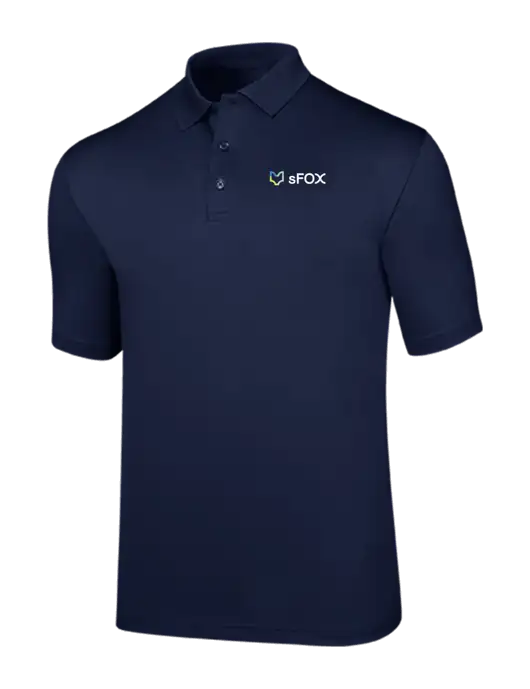 Callaway Opti-Dri Navy Chev Polo w/sFox Logo
