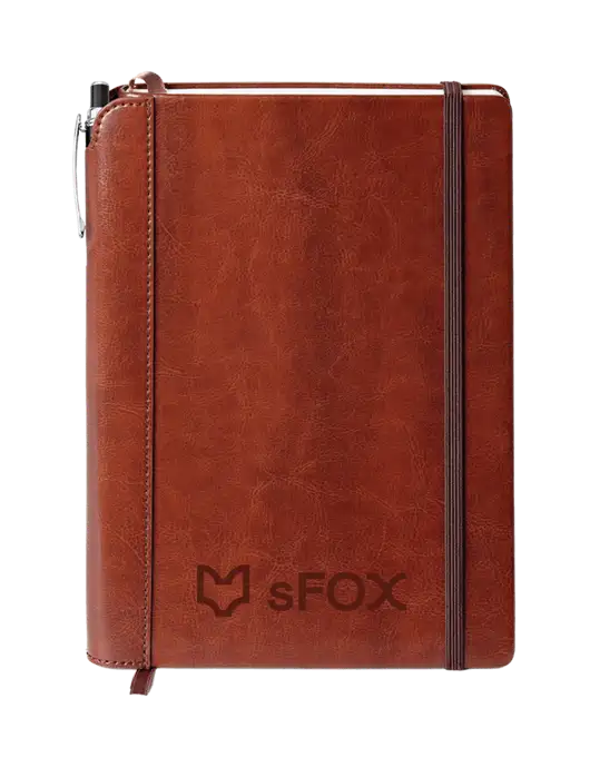 Fabrizio Brown Journal 6.375 x 8.375 Combo w/sFox Logo