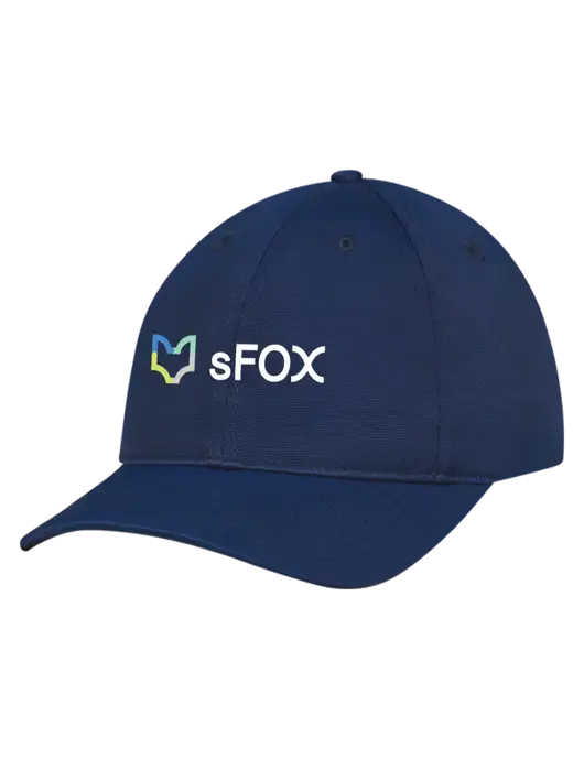 Navy Nylon Twill Performance Cap w/sFox Logo