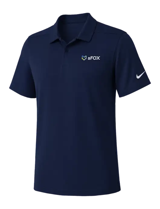 Nike Navy Dry Essential Solid Polo w/sFox Logo