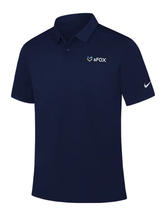 Nike Navy Dry Essential Solid Polo w/sFox Logo