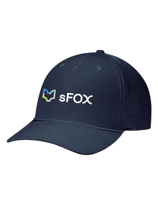 Richardson Laser Perf Performance Dark Navy/Navy-Grey-Blue Rope Cap w/sFox Logo