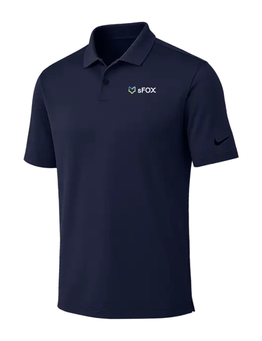 Nike Dark Navy Dri-FIT Vapor Polo w/sFox Logo