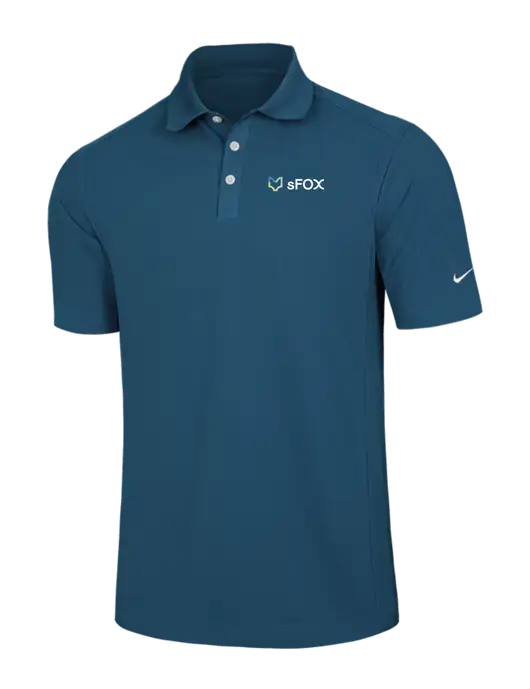 Nike Light Navy Dri-FIT Classic Polo w/sFox Logo
