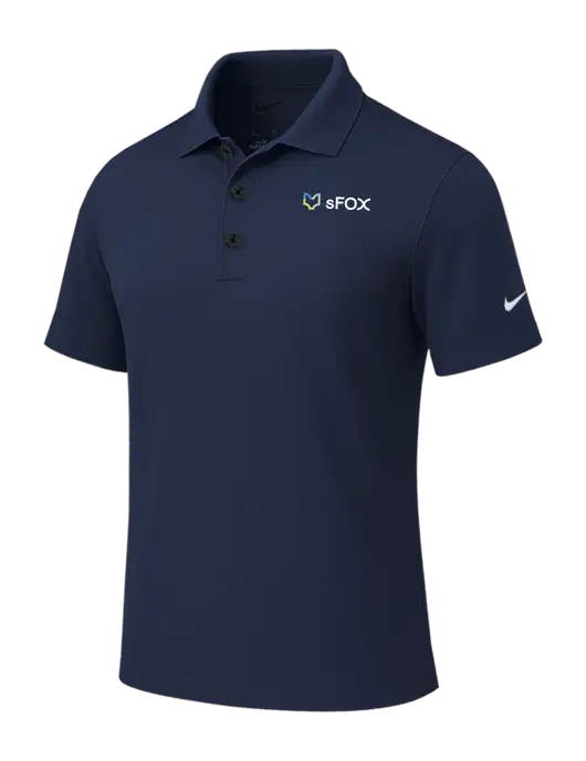 Nike Dark Navy Tech Basic Dri-FIT Polo
 w/sFox Logo